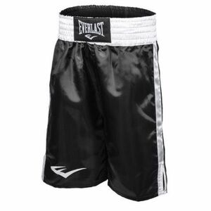Everlast Black and White Satin Boxing Trunks Sz XL